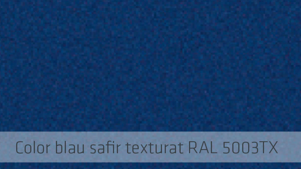 Color blau safir texturat RAL 5003TX